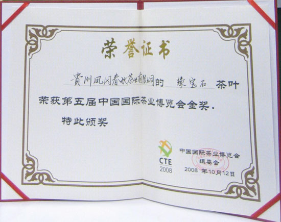 2008年绿宝石获金奖 (2)